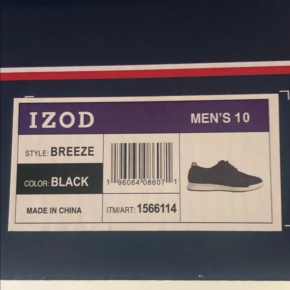 IZOD MEMORY FOAM BLACK